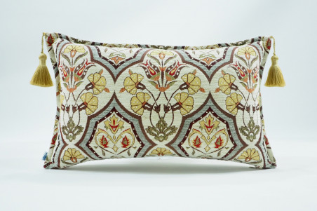 Beige Fabric Pillow