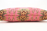 Fabric Pillow, Fabric Pillow 12x20, Pale Pink Topkapi Palace Tulip Pattern Turkish Jacquard  Fabric Pillow Cover, Throw Pillow