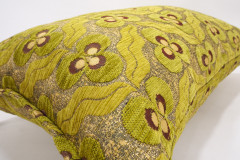 Fabric Pillow, Fabric Pillow 16x24, Pistachio Green  Tiger Eyes Pattern Turkish Fabric Pillow Cover, Chenille Bohemian Pillow