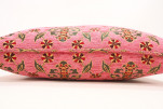 Fabric Pillow, Fabric Pillow 16x24, Pale Pink Topkapi Palace Tulip Pattern Turkish Jacquard  Fabric Pillow Cover, Throw Pillow