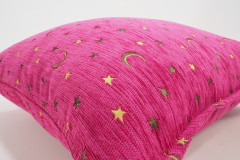 Fabric Pillow,Fabric Pillow 20x20,Mazenda Pink Arabian Night Pattern Turkish Jacquard Fabric Pillow,Throw Pillow, Lumbar Pillows