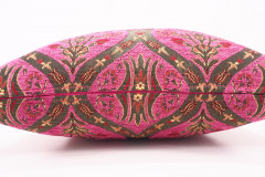 Fabric Pillow,Fabric Pillow 20x20, Mazenda Pink Morocco Pattern Turkish Jacquard Fabric Pillow Cover, Lumber Pillow, Sofa Pillow