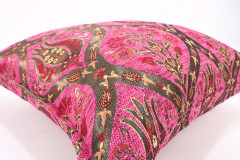 Fabric Pillow,Fabric Pillow 20x20, Mazenda Pink Morocco Pattern Turkish Jacquard Fabric Pillow Cover, Lumber Pillow, Sofa Pillow