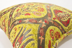 Fabric Pillow,Fabric Pillow 20x20,Pistachio Green Morocco Pattern Turkish Jacquard Fabric Pillow Cover,Lumber Pillow,Sofa Pillow