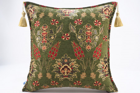 Moss Green Fabric Pillow