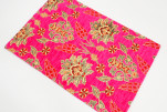 Place Mats, Table Linens 12x18, Mazenda Pink Topkapi Palace Tulip Pattern Turkish Fabric Table Mat, Table Decoration Placemats