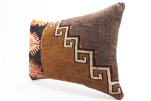 Carpet Pillow, ID 667, Carpet Rug Pillow 16x24, Turkish Rug Pillow, Handmade Pillow, Boho Pillow, Vintage Pillow, Rug Pillow