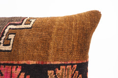 Carpet Pillow, ID 686, Carpet Rug Pillow 16x24, Turkish Rug Pillow, Handmade Pillow, Boho Pillow, Vintage Pillow, Rug Pillow