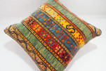 Carpet Pillow, ID 332, Carpet Rug Pillow 18x18, Turkish Rug Pillow, Handmade Pillow, Boho Pillow, Vintage Pillow, Rug Pillow