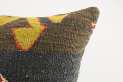 Kilim Pillow, ID 027, Kilim Pillow 16x16, Turkish Kilim Pillow, fabric kilim pillows, kilim pillow cover, decorative pillows