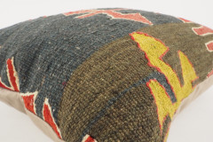 Kilim Pillow, ID 027, Kilim Pillow 16x16, Turkish Kilim Pillow, fabric kilim pillows, kilim pillow cover, decorative pillows