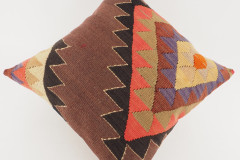 Kilim Pillow, ID 080, Kilim Pillow 16x16, Turkish Kilim Pillow, fabric kilim pillows, kilim pillow cover, decorative pillows