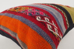 Kilim Pillow, ID 083, Kilim Pillow 16x16, Turkish Kilim Pillow, fabric kilim pillows, kilim pillow cover, decorative pillow