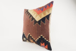 Kilim Pillow, ID 100, Kilim Pillow 16x16, Turkish Kilim Pillow, fabric kilim pillows, kilim pillow cover, decorative pillows