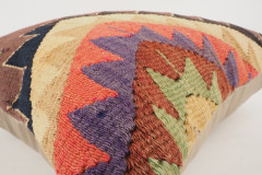 Kilim Pillow, ID 100, Kilim Pillow 16x16, Turkish Kilim Pillow, fabric kilim pillows, kilim pillow cover, decorative pillows