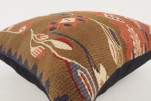 Kilim Pillow, ID 103, Kilim Pillow 16x16, Turkish Kilim Pillow, fabric kilim pillows, kilim pillow cover, decorative pillows