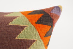 Kilim Pillow, ID 109, Kilim Pillow 16x16, Turkish Kilim Pillow, fabric kilim pillows, kilim pillow cover, decorative pillows