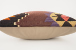 Kilim Pillow, ID 109, Kilim Pillow 16x16, Turkish Kilim Pillow, fabric kilim pillows, kilim pillow cover, decorative pillows