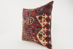 Kilim Pillow, ID 116, Kilim Pillow 16x16, Turkish Kilim Pillow, fabric kilim pillows, kilim pillow cover, decorative pillows