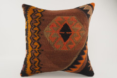 Kilim Pillow, ID 250, Kilim Pillow 16x16, Turkish Kilim Pillow, fabric kilim pillows, kilim pillow cover, decorative pillows