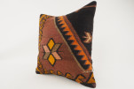 Kilim Pillow, ID 251, Kilim Pillow 16x16, Turkish Kilim Pillow, fabric kilim pillows, kilim pillow cover, decorative pillows