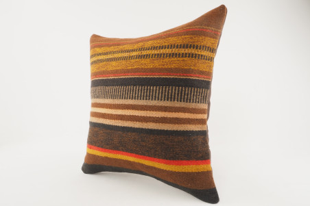 Kilim Pillow, ID 299, Kilim Pillow 16x16, Turkish Kilim Pillow, fabric kilim pillows, kilim pillow cover, decorative pillows