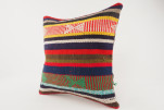 Kilim Pillow, ID 300, Kilim Pillow 16x16, Turkish Kilim Pillow, fabric kilim pillows, kilim pillow cover, decorative pillows