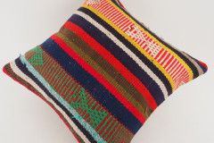 Kilim Pillow, ID 300, Kilim Pillow 16x16, Turkish Kilim Pillow, fabric kilim pillows, kilim pillow cover, decorative pillows