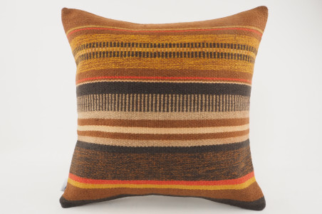 Kilim Pillow, ID 301, Kilim Pillow 16x16, Turkish Kilim Pillow, fabric kilim pillows, kilim pillow cover, decorative pillow