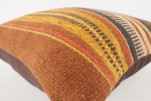 Kilim Pillow, ID 304, Kilim Pillow 16x16, Turkish Kilim Pillow, fabric kilim pillows, kilim pillow cover, decorative pillows