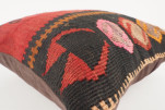 Kilim Pillow, ID 328, Kilim Pillow 16x16, Turkish Kilim Pillow, fabric kilim pillows, kilim pillow cover, decorative pillow