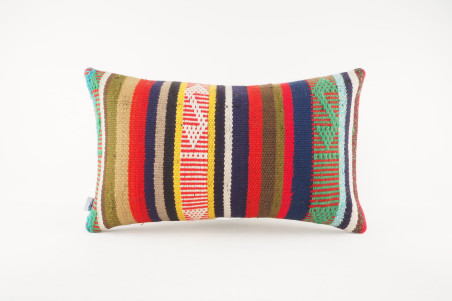 Kilim Pillow, ID 216,Kilim Pillow 12x20, Lumber Pillow, Turkish Kilim,Pillow, Cushion Cover, Decorative Pillow, Kilim Pillow