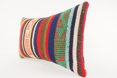 Kilim Pillow, ID 216,Kilim Pillow 12x20, Lumber Pillow, Turkish Kilim Pillow, Decorative Pillow, Kilim Pillow