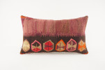 Kilim Pillow, ID 219, Kilim Pillow 12x20, Lumber Pillow, Turkish Kilim Pillow, Decorative Pillow, Kilim Pillow