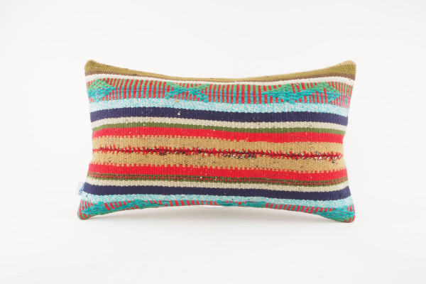 Kilim Pillow, ID 229, Kilim Pillow 12x20, Lumber Pillow, Turkish Kilim Pillow, Decorative Pillow, Kilim Pillow