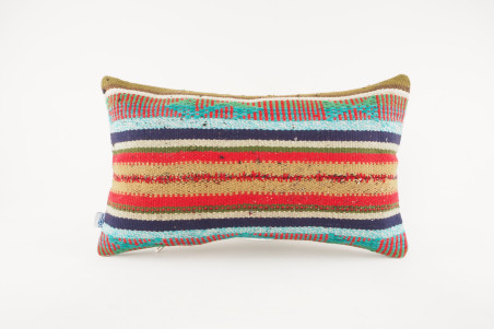 Kilim Pillow, ID 235,Kilim Pillow 12x20, Lumber Pillow, Turkish Kilim,Pillow, Cushion Cover, Decorative Pillow, Kilim Pillow