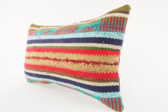 Kilim Pillow, ID 235, Kilim Pillow 12x20, Lumber Pillow, Turkish Kilim Pillow, Decorative Pillow, Kilim Pillow