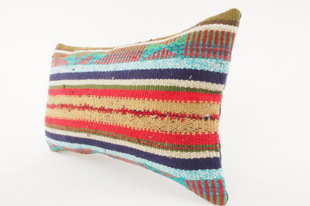 Kilim Pillow, ID 235, Kilim Pillow 12x20, Lumber Pillow, Turkish Kilim Pillow, Decorative Pillow, Kilim Pillow