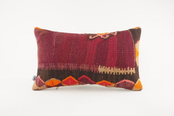 Kilim Pillow, ID 237, Kilim Pillow 12x20, Lumber Pillow, Turkish Kilim Pillow, Decorative Pillow, Kilim Pillow