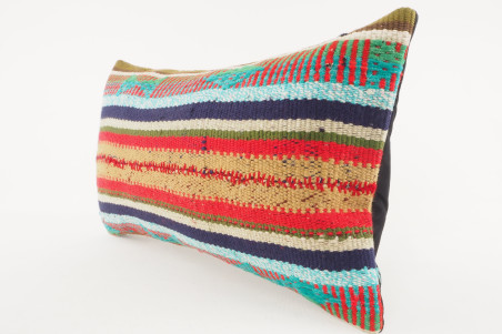 Kilim Pillow, ID 245, Kilim Pillow 12x20, Lumber Pillow, Turkish Kilim Pillow, Decorative Pillow, Kilim Pillow