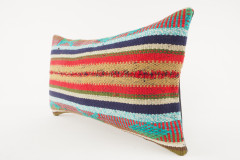 Kilim Pillow, ID 246, Kilim Pillow 12x20, Lumber Pillow, Turkish Kilim Pillow, Decorative Pillow, Kilim Pillow