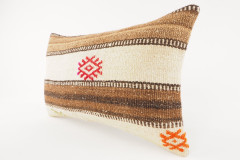 Kilim Pillow, ID 588,  Kilim Pillow 12x20, Lumber Pillow, Turkish Kilim Pillow, Throw Pillow, Decorative Pillow, Accent Pillow