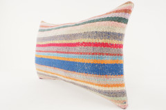 Kilim Pillow, ID 602,  Kilim Pillow 12x20, Lumber Pillow, Turkish Kilim Pillow, Throw Pillow, Decorative Pillow, Accent Pillow