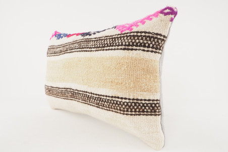 Kilim Pillow, ID 606,  Kilim Pillow 12x20, Lumber Pillow, Turkish Kilim Pillow, Throw Pillow, Decorative Pillow, Accent Pillow