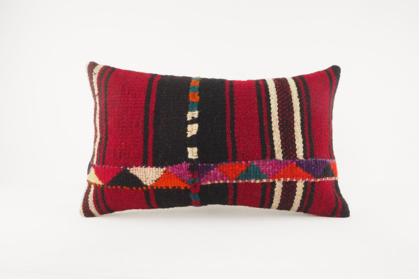 Kilim Pillow, ID 607,  Kilim Pillow 12x20, Lumber Pillow, Turkish Kilim Pillow, Throw Pillow, Decorative Pillow, Accent Pillow