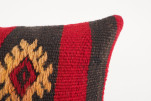 Kilim Pillow, ID 609,  Kilim Pillow 12x20, Lumber Pillow, Turkish Kilim Pillow, Throw Pillow, Decorative Pillow, Accent Pillow