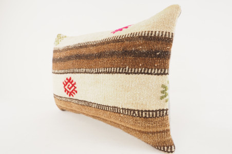 Kilim Pillow, ID 611, Kilim Pillow 12x20, Lumber Pillow, Turkish Kilim Pillow, Throw Pillow, Decorative Pillow, Accent Pillow