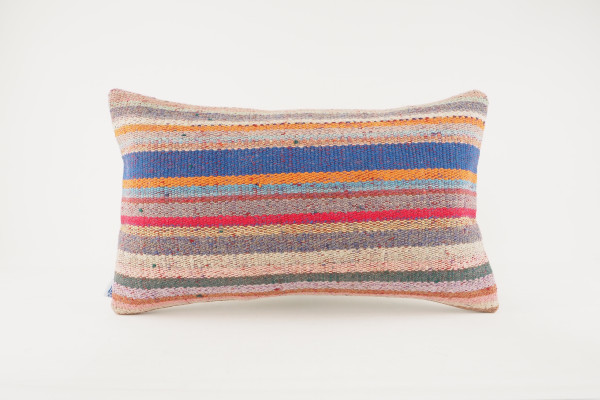 Kilim Pillow, ID 614, Kilim Pillow 12x20, Lumber Pillow, Turkish Kilim Pillow, Throw Pillow, Decorative Pillow, Accent Pillow