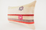 Kilim Pillow, ID 615, Kilim Pillow 12x20, Lumber Pillow, Turkish Kilim Pillow, Throw Pillow, Decorative Pillow, Accent Pillow