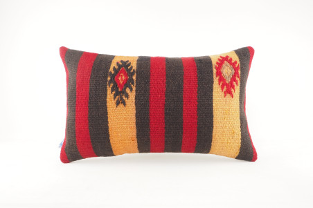 Kilim Pillow, Kilim Pillow 12x20, Lumber Pillow, Turkish Kilim Pillow, Throw Pillow, Decorative Pillow, Accent Pillow Cover